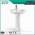washbasin with pedestal ----HTD-MY-3195